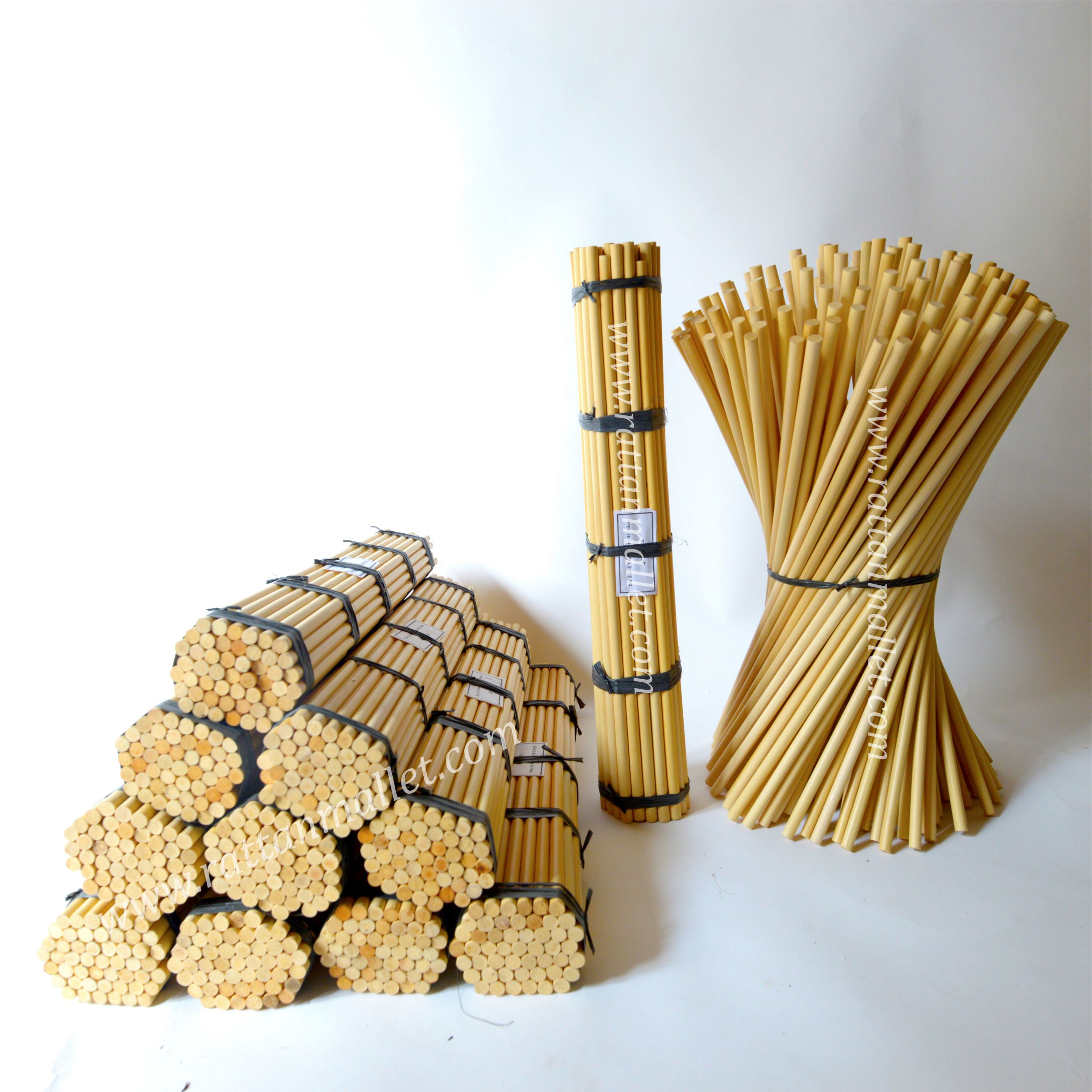 Rattan Percussion Mallets, Rattan Sticks, Drums Sticks Natural Color 420mm - 430 mm | DEKOR ASIA